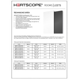 Scheda tecnica Heatscope Rooms Leets